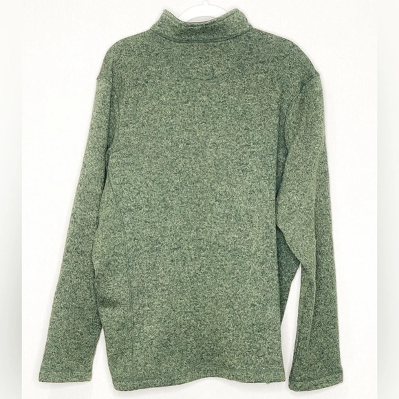 Woolrich Sweater Quarter Zip‎ Breast Pocket Long Sleeve Pullover Size XXL Green - Picture 3 of 8